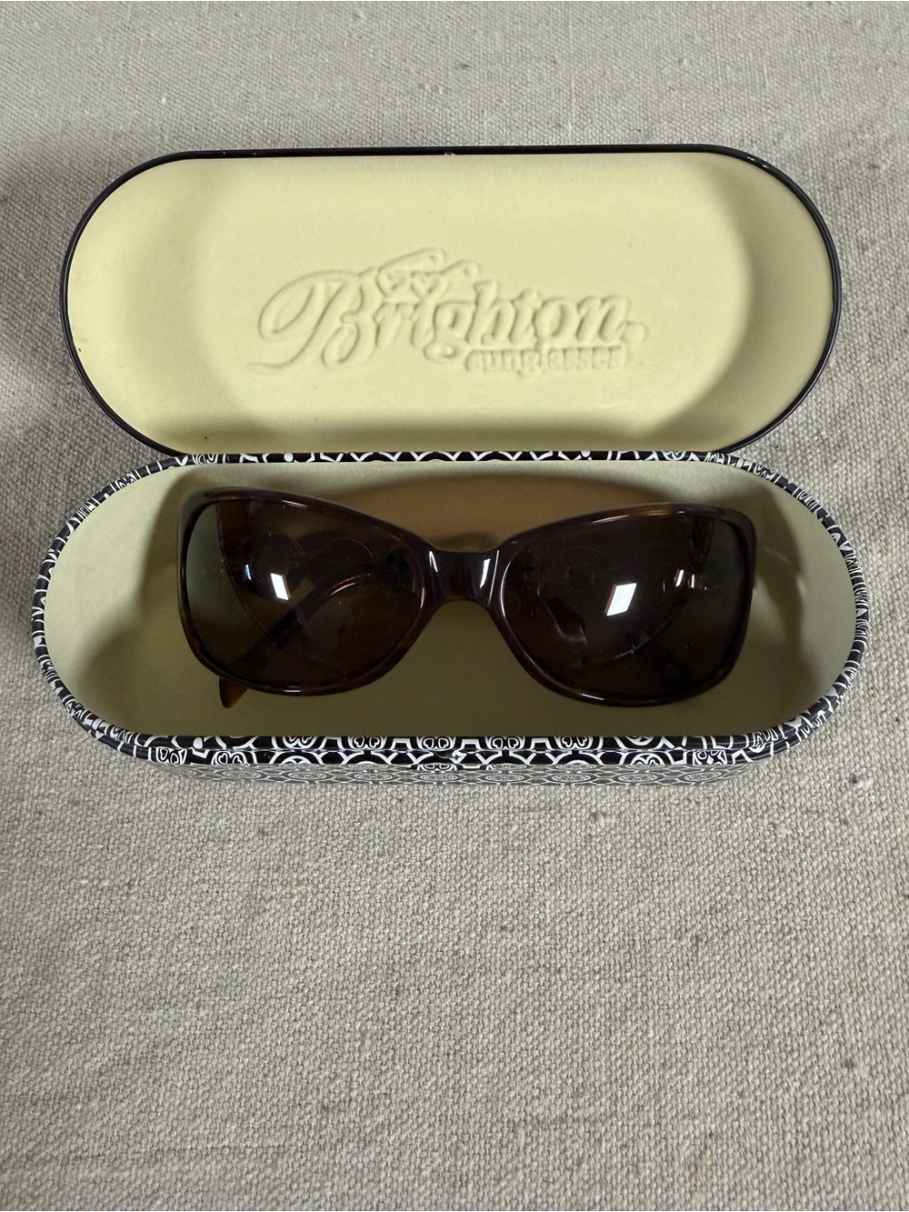 Brighton Brown Tortoiseshell Oversized Women's Sunglasses